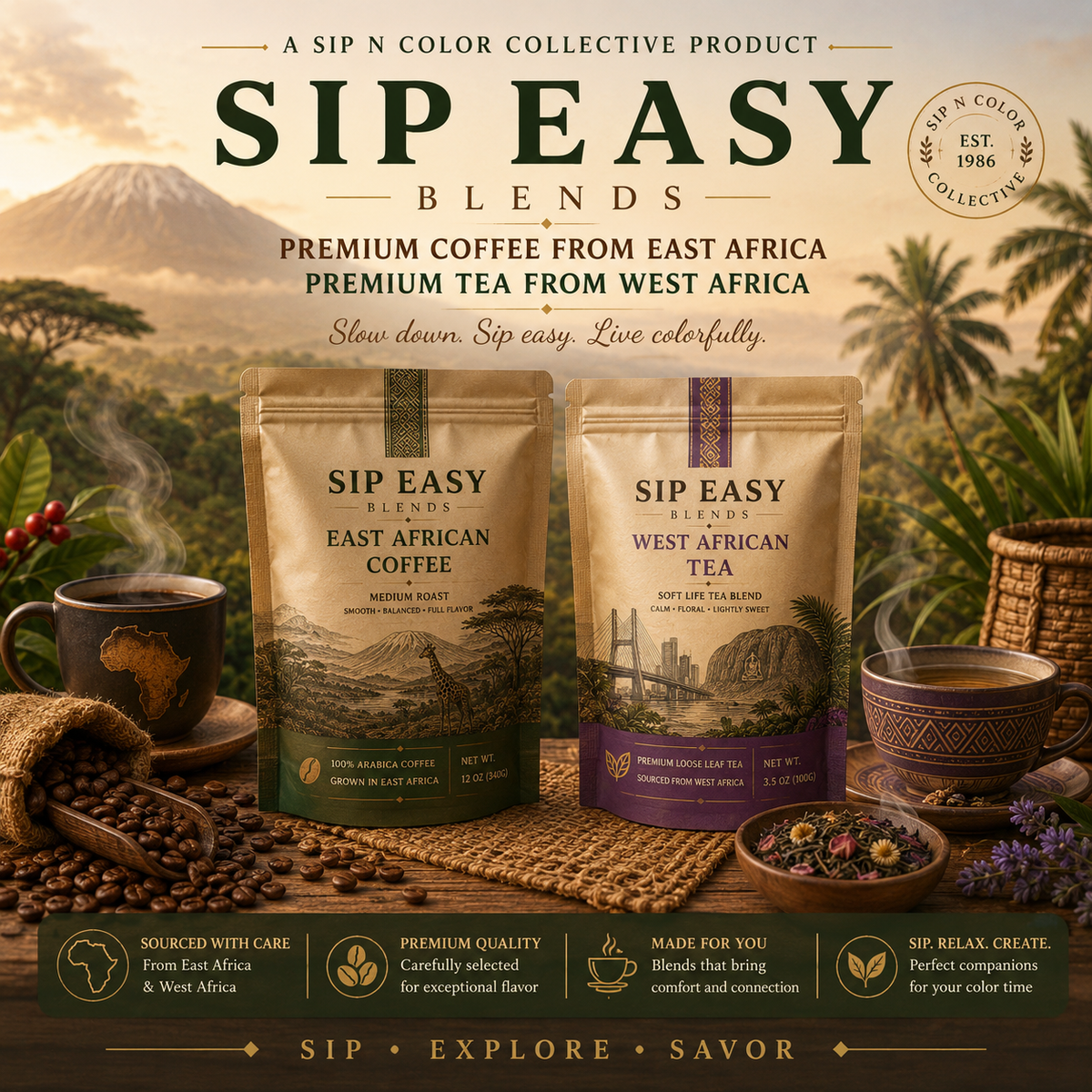 Sip Easy Coffee & Tea Blends